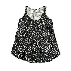 Anthropologie Dolan Size XS Left Coast Collection Tank Top Black White Gray E5-1